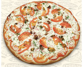Пицца Морепродукты 40см Традиционное